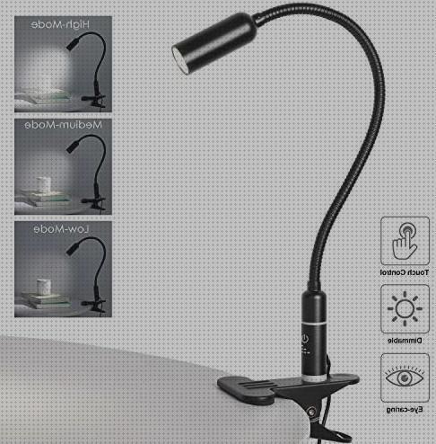 Review de flexo con pinza luz led