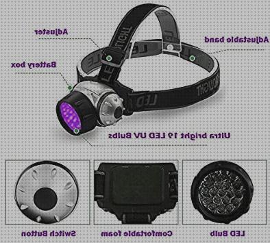 Las mejores marcas de frontales faros linterna frontal ultravioleta