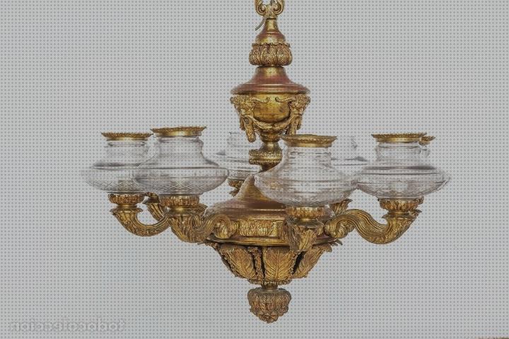 ¿Dónde poder comprar lampara techo bombillas lampara linterna lampara de techo de bronce y cristal?