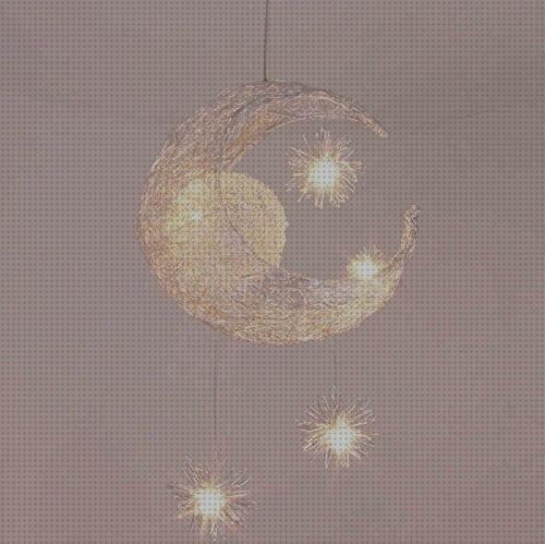 Review de lampara de techo luna y estrella