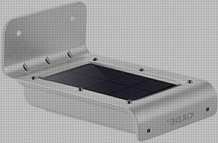 Las mejores marcas de lampara techo leds leds lámpara exterior 16 leds sensor luz y movimiento panel solar