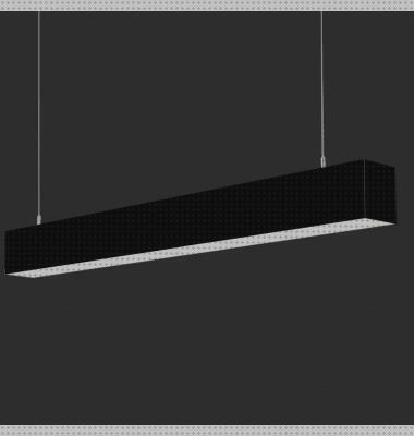 Review de lampara rectangular colgante led