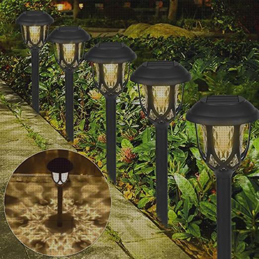 Review de lampara solar jardin
