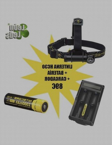 Las mejores frontales faros linterna frontal con cargador y bateria