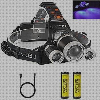Las mejores frontales faros linterna frontal ultravioleta
