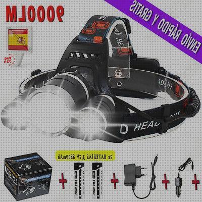 Las mejores cabezas faros led linterna led de cabeza con bateria y cargador