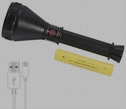 Review de linterna profesional led bateria recargable