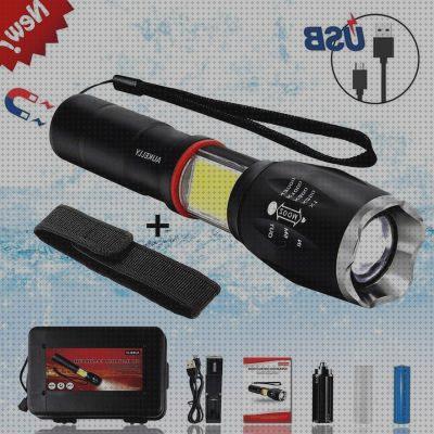 Review de linterna recargable led lampara