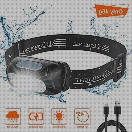 Las mejores frontales linternas frontales recargables usb