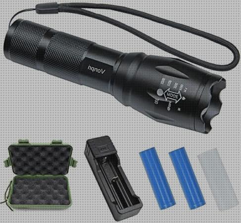 Las mejores marcas de baterías led linterna led con 2 baterías