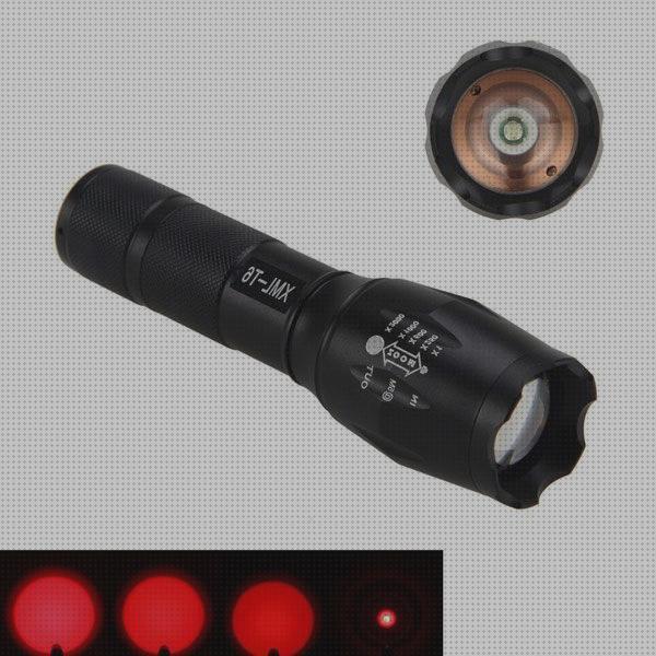 Las mejores marcas de luces faros linterna luz roja tactica